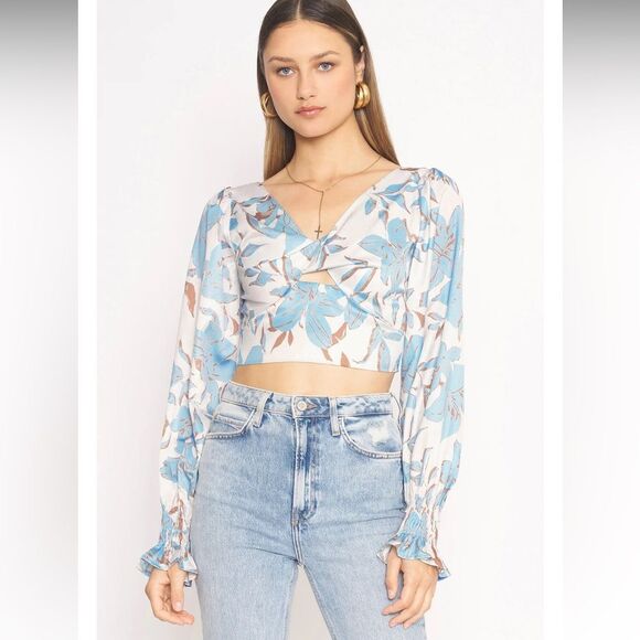 4si3nna Kaylin Floral Top - Picture 1 of 14